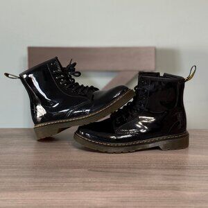 Junior 1460 Patent Leather Lace Up Boots 5